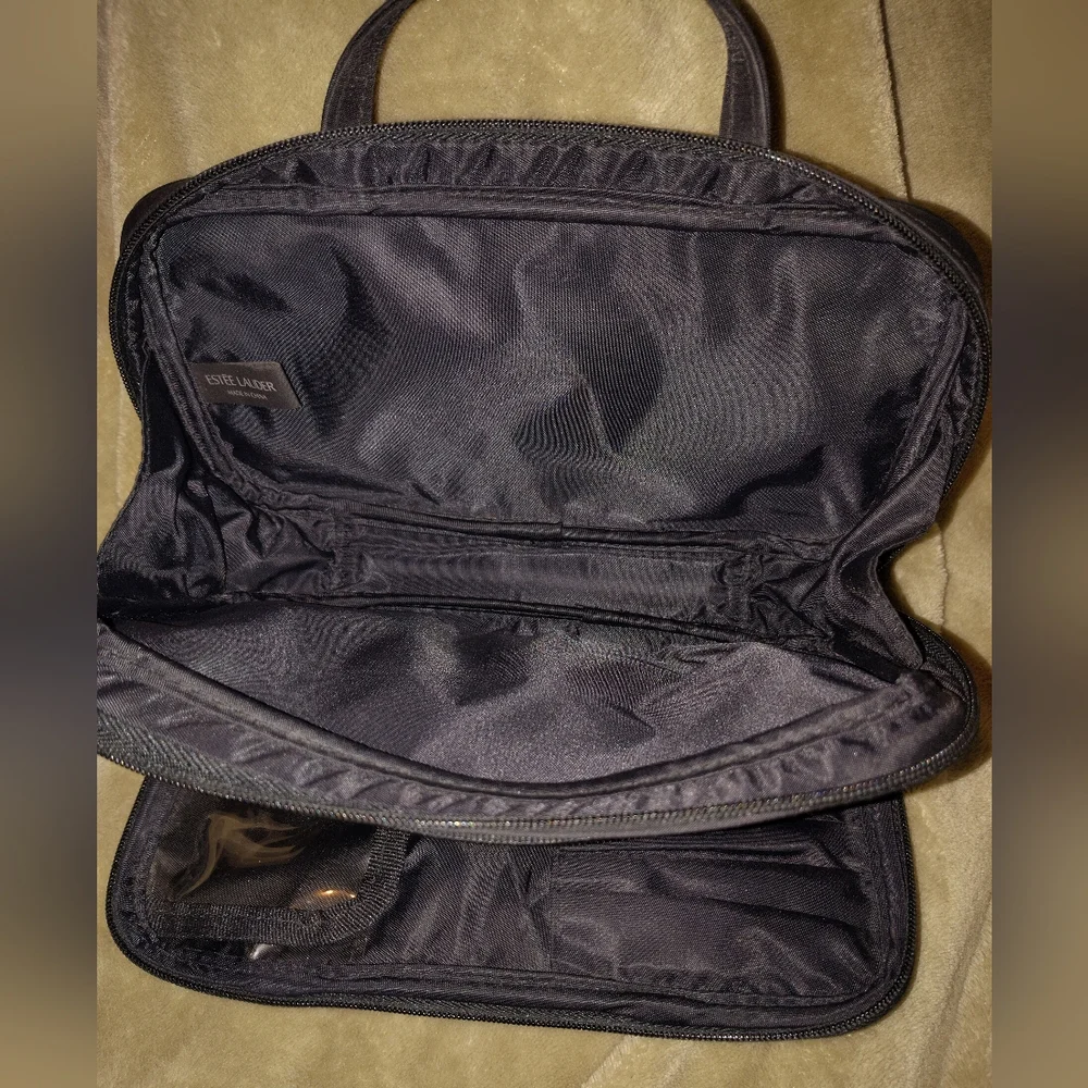 Estee Lauder Black Cosmetic Bag